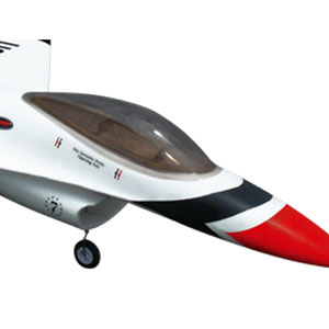 Thumbnail 734 f�r RC Flygplan - F-16 Falcon BL - Dynam - 4ch - Borstl&ouml;st paket - 2,4Ghz - RTR