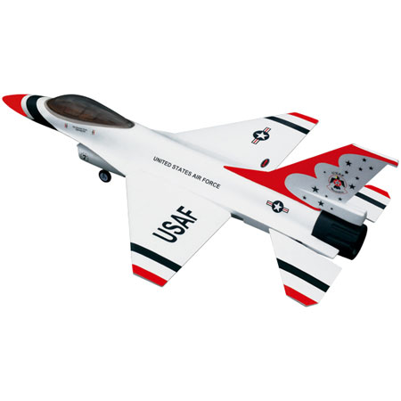 Thumbnail 734 f�r RC Flygplan - F-16 Falcon BL - Dynam - 4ch - Borstl&ouml;st paket - 2,4Ghz - RTR