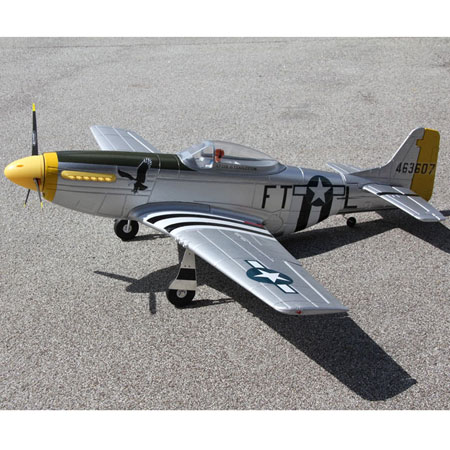 Flygplan - P51 Mustang 1200 BL - 5ch - Dy - 2,4Ghz - SRTF