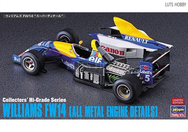 Byggmodell bil - Williams FW14 with metalparts - 1:24 - Hasegawa