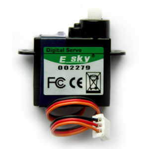Bild p� Servo - 4g Digitalt - 3 kontakt - E-sky Chinook, helikopter