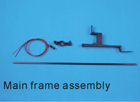 Bild p� E-Sky Honey Bee 04 Main frame assembly