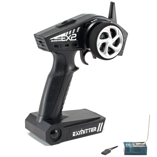 RC Radiostyrt Sändarpaket - 2CH 2,4Ghz - Marine EX 2 sänd. + mott. - Racent