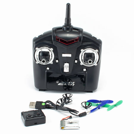 Thumbnail 734 f�r Radiostyrd quadrocopter - F.A.H Quadrocopter - 2,4Ghz - 2F2F - RTF