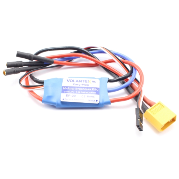 RC Radiostyrt Fartreglage - 20A - BL - XT60 - Volantex