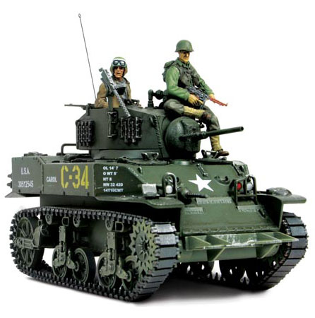 Bild p� Forces Of Valor - 1:32 U.S. M5A1 Stuart