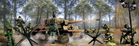 Bild p� Forces Of Valor - 1:72 German Tiger 1, inkl 8 Soldiers
