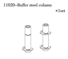 RC Radiostyrt FS Buffer Steel Column 1:10 nitro