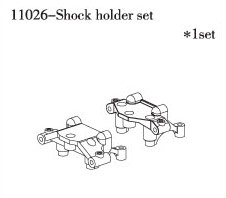 RC Radiostyrt FS-Racing Shock Mount 1:10 nitro