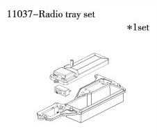 RC Radiostyrt FS-Racing Radio Tray 1:10 nitro
