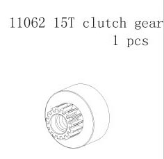 RC Radiostyrt FS 15-T Clutch gear Kopplingsdrev