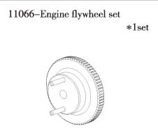 RC Radiostyrt FS-Racing Flywheel Set 1:10 nitro