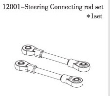 RC Radiostyrt FS Steering Rod Connecting Set 1:10 nitro