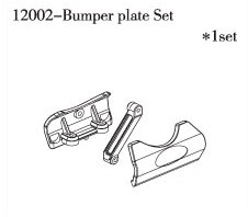 RC Radiostyrt FS-Racing Bumper Plate Set 1:10 nitro