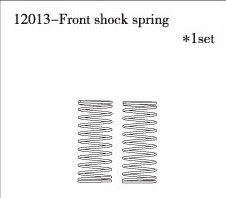 RC Radiostyrt FS-Racing Front Shock Spring 1:10 nitro