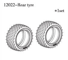 Bild p� FS-Racing Rear Tire GB-4 sport, 1:10 nitro, d&auml;ck bak