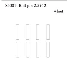 RC Radiostyrt FS-Racing Pin2*10 8pcs 1:10 nitro