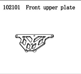 RC Radiostyrt FS Racing 1:5 Buggy Front upper supporti