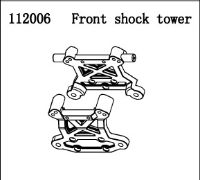 RC Radiostyrt FS Racing 1:5 Buggy Front Shock tower p