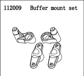 RC Radiostyrt FS Racing 1:5 Buggy Buffer mount