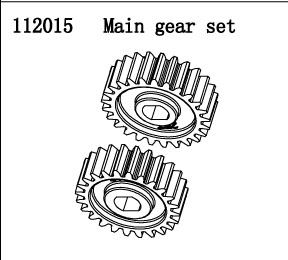 RC Radiostyrt FS Racing 1:5 Buggy Main gear 30 / 33T