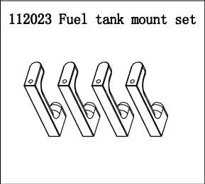 RC Radiostyrt FS Racing 1:5 Buggy Fuel tank fixed mount set