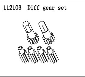 RC Radiostyrt FS Racing 1:5 Buggy Differential gear se