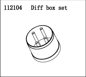 RC Radiostyrt FS Racing 1:5 Buggy Differential Case