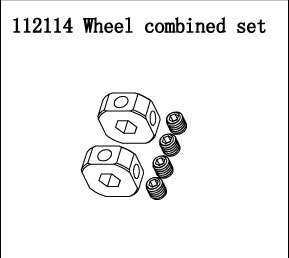 RC Radiostyrt FS Racing 1:5 Buggy Wheel connecing set
