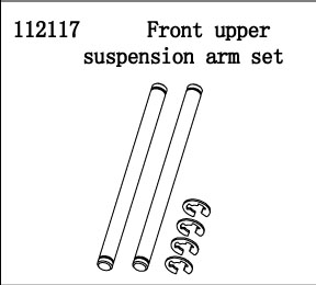 RC Radiostyrt FS Racing 1:5 Buggy suspension arm shaf Set