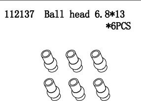 RC Radiostyrt FS Racing 1:5 Ball head set