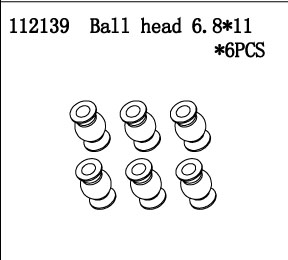 RC Radiostyrt FS Racing 1:5 Ball head set