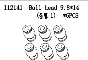 RC Radiostyrt FS Racing 1:5 Ball head set