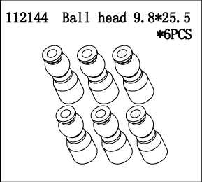 RC Radiostyrt FS Racing 1:5 Ball head set