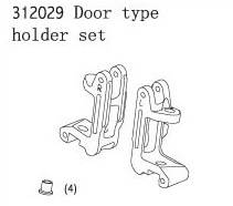 RC Radiostyrt FS Racing Door type holder set 1:8 buggy