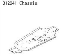 RC Radiostyrt FS Racing Chassis 1:8 buggy