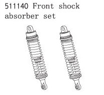 RC Radiostyrt FS Racing Front shock absorber set