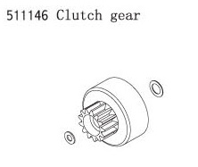 RC Radiostyrt FS Racing Clutch gear 1:8 kopplingsdrev