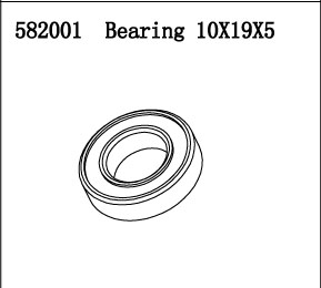 RC Radiostyrt FS Racing 1:5 Bearing 10x19x5 2-pack, H036