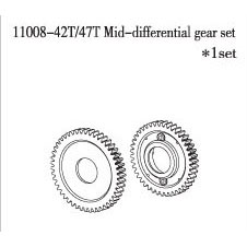 RC Radiostyrt FS-Racing - 42T/47T Mid-differential Gear