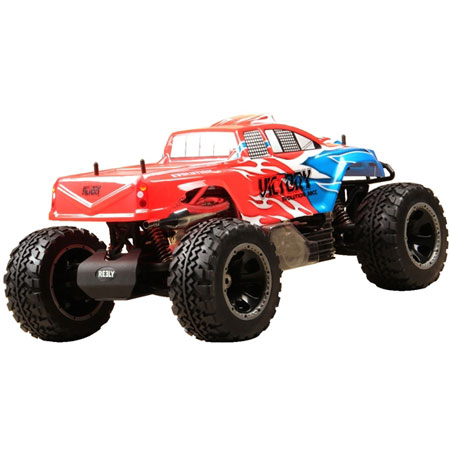 Thumbnail 734 f�r Radiostyrd bil - 1:5 - Bensin Monster Truck 4WD V.2 - 2,4Ghz - RTR