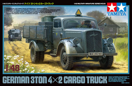 Byggmodell - German 3t 4x2 Cargo Truck - 1:48