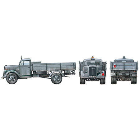 Byggmodell - German 3t 4x2 Cargo Truck - 1:48