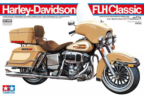 Bild p� Byggmodell MC - Harley Davidson FLH Classic - 1:6 - Tamiya