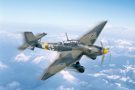 Bild p� Modellflygplan - Junkers JU-87g-1 Stuka - 1:72 - HobbyBoss
