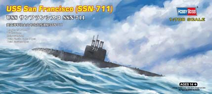 RC Radiostyrt Byggsats Ubåt - SSN-711 USS San Fransisco submarine 1:700 HobbyBoss