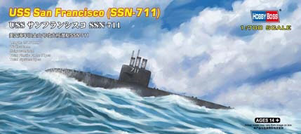 Bild p� Byggsats Ub&aring;t - SSN-711 USS San Fransisco submarine 1:700 HobbyBoss