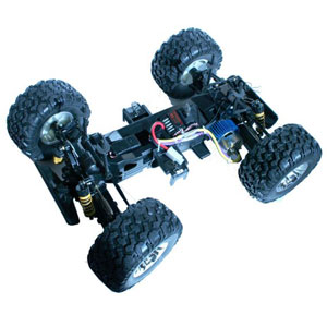 Thumbnail 734 f�r Demo - Radiostyrda bilar - 1:10 - HBX Monster Truck 4wd - 2,4Ghz - RTR