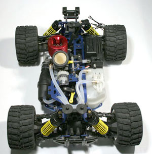 Metanol bil - 1:16 - Nitro Truggy 4WD - RTR