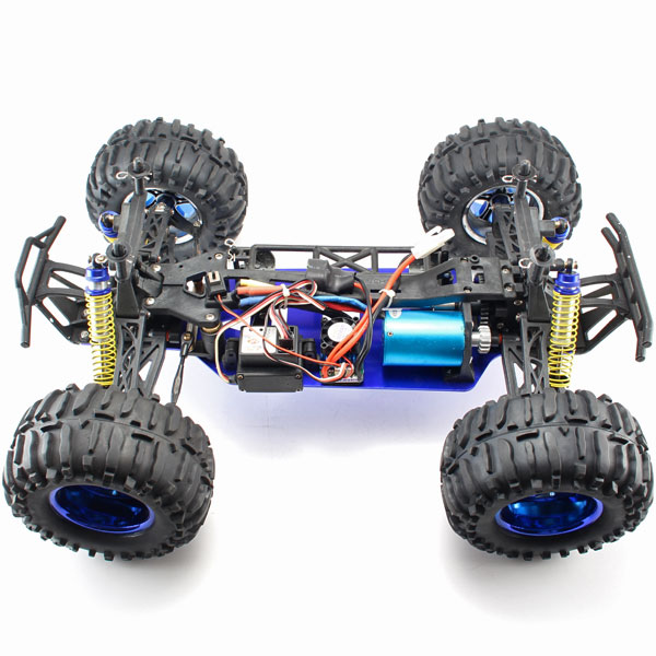 Demo - Radiostyrda bilar - 1:10 - Mad Truck BL 4wd - Borstlöst paket - 2,4Ghz - RTR